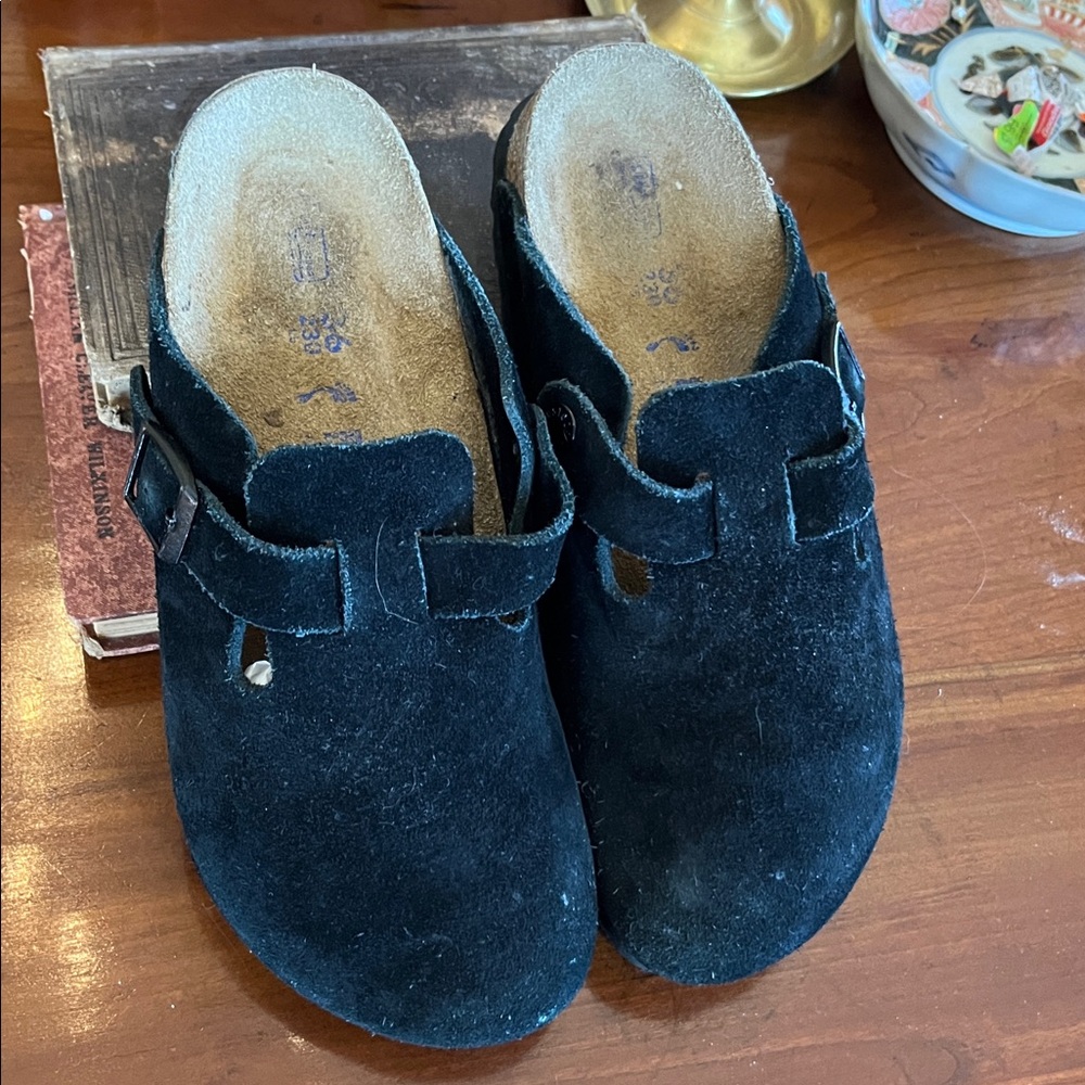 BIRKENSTOCK BOSTON SUEDE SOFT FOOTBED - Picture 3 of 9